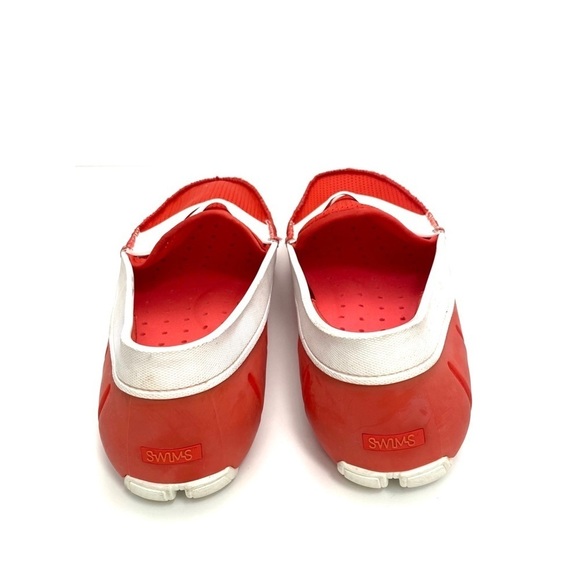 SWIMS Penny Breathable Slip On Loafer in Red with White Size 10 main image 6